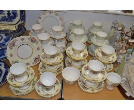 Teaware - a Colclough floral tea service; others; Royal Vale;  etc 