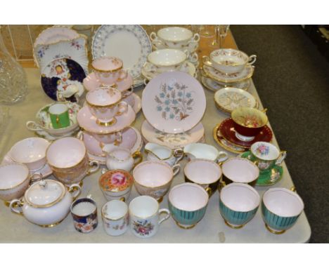 Teaware - various, including Aynsley, Tuscan, Spode, a Spode pattern 546 coffee cup c. 1810, etc 