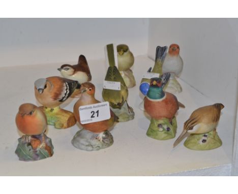 Ornithological Models - Aynsley; Royal Worcester; Crown Staffordshire; various  