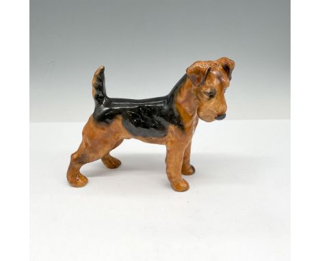 Natural brown rough coat with black back and tail with light brown underbody. Royal Doulton backstamp. Issued: C. 1930Dimensi