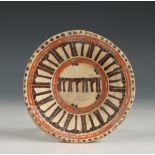 A small Samanid epigraphic pottery dish, eastern Persia or Central Asia, 9-11th century,