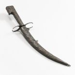 Persian dagger in decorated scabbard, ca. 1900,