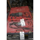 (2) Milwaukee corded reciprocating saws