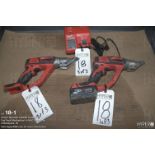 (2) Milwaukee M18 shears 2635-20