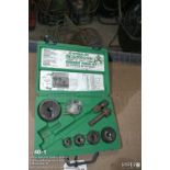 Greenlee Slugbuster knockout punch set