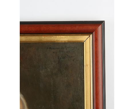 French School (early 20th century) Portrait of an elderly gentleman, head and shoulders, oil on canvas, indistinct signed and
