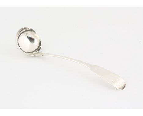 Scottish Georgian Silver oat pattern silver toddy ladle. Edinburgh, 1812.