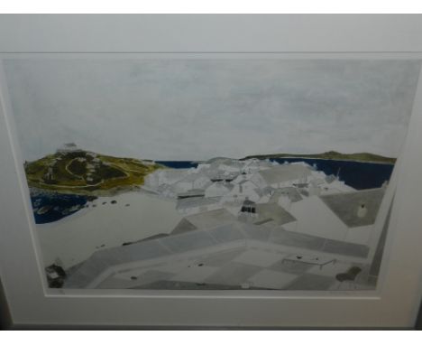 Rachel Nicholson (British, b.1934), 'Tate View', lithograph, signed in pencil and dated '97 lower right, numbered 26/75. H.44