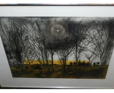 William Hoyle (British, 1922-2000), 'Winter Trees', lithograph, signed in pencil lower right, numbered 143/150. H.45cm W.59.5