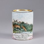 Ansichtenbecher - Fürstenberg an der Weser. Um 1891.