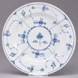 Teller - Strohblume. Porzellanfabrik Zürich ca. 1780-1785.