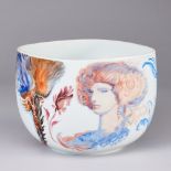 Schale Suomi Edition Ernst Fuchs - Limitierte Kunstreihe. Rosenthal AG, Selb 1979.