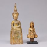 Paar Buddha Figuren