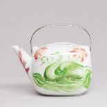 Teekanne Motiv Lohengrin - Suomi Objekt 4 - Ernst Fuchs. Rosenthal AG, Selb 1979.