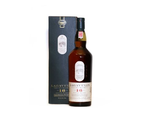 Lagavulin, Single Islay Malt Scotch Whisky, Aged 16 Years, 43% vol., 1 Litre, one bottle (boxed)