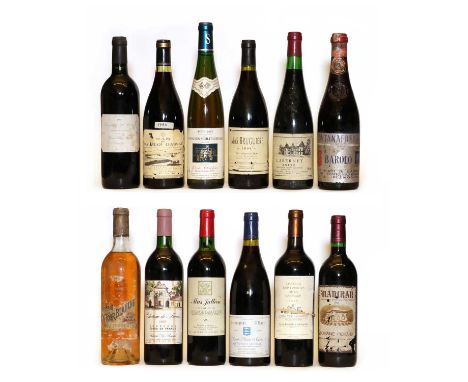 Miscellaneous wines to include: Mas de Daumas Gassac, Herault, 1983, one bottle; Chateau La Tour Blanche, 1er Grand Cru Class