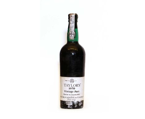 Taylors, Vintage Port, 1970, one bottleCondition report: BN