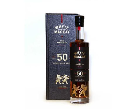 Whyte &amp; Mackay, Blended Scotch Whisky, 175th Anniversary Edition, Aged 50 Years, 44.6%, 50cl, one bottle in presentation 