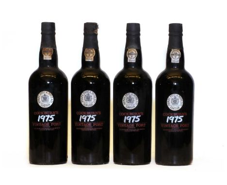 Cockburns, Vintage Port, 1975, four bottlesCondition report: One has small amount of capsule damage, LN The others all MN