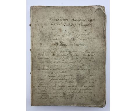 ANTIQUE MANUSCRIPT IN LATIN