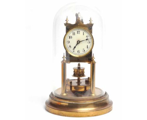 EARLY TWENTIETH CENTURY GUSTAV BECKER TORSION PENDULUM CLOCK
the signed single train 400 day movement numbered 2393873, with 