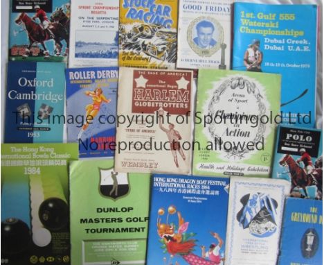 SPORTS PROGRAMME MISCELLANY      Eighteen various publications including Wrestling:  29/10/1949 at Kings Hall, Belle Vue, Reg