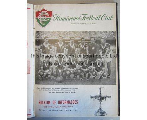 ARSENAL &amp; PORTSMOUTH IN BRAZIL 1951       Fluminese FC v Arsenal &amp; Portsmouth (Brazil tour May / June 1951. Fluminese