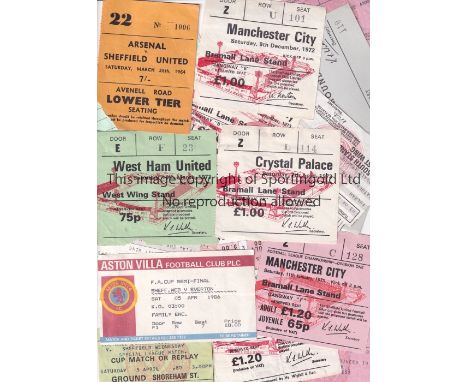 SHEFFIELD UNITED       A collection of 24  Sheffield United and Sheffield related tickets mostly homes and mostly 1970's to i