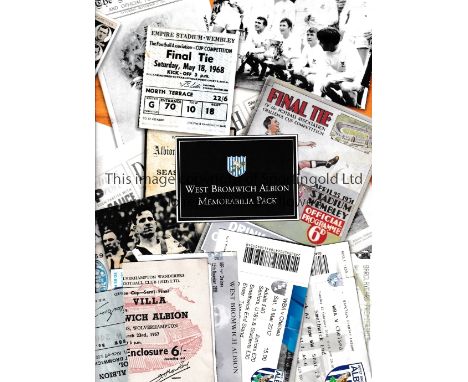WEST BROM      A collection of West Bromwich Albion items with 11 tickets to include v Aston Villa at Wolves FA Cup Semi Fina