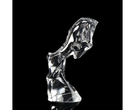 BACCARAT - crystal sculpture, rearing horse, height 22cmPerfect condition 