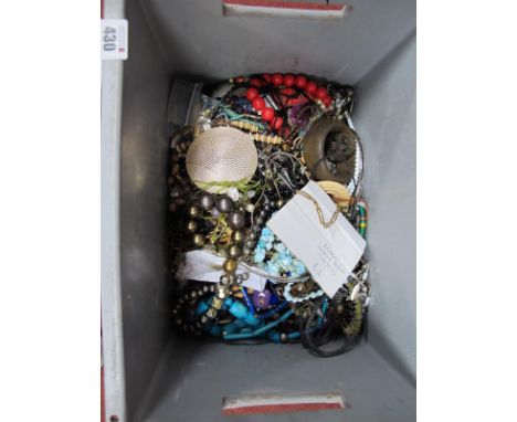 Bead Necklaces, bracelets, bangles, and other modern costume jewellery:- One Box