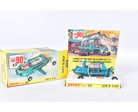 A BOXED DINKY TOYS JOE 90 JOE'S CAR, No.102, missing flashing exhaust bulb but otherwise appears complete and in good conditi