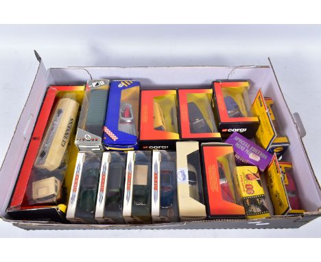 A QUANTITY OF BOXED DIECAST VEHICLES, to include a quantity of later issue 1970's and 1980's Corgi and Dinky Toys models, to 