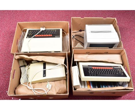 THREE BBC MICROS, COMPUTER MONITOR AND ACCESSORIES, to include three BBC Micro computers, a Phillips Monitor 80, BBC Micro se