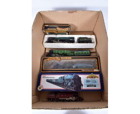 A QUANTITY OF BOXED AND UNBOXED OO GAUGE LOCOMOTIVES, to include boxed Bachmann rebuilt Patriot class 'Planet' No.45545, B.R.