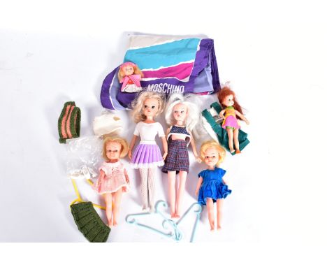 A QUANTITY OF ASSORTED DOLLS, to include Sindy (stamped 033055X to back of head and Made in Hong Kong to body), with a look-a