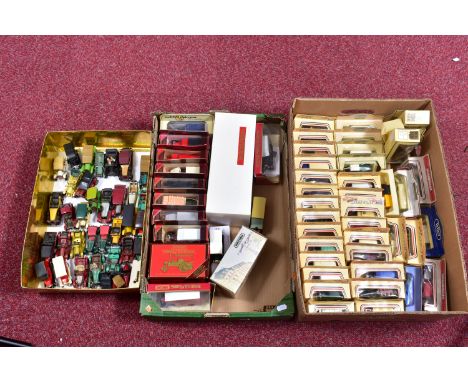 A QUANTITY OF BOXED AND UNBOXED MATCHBOX MODELS OF YESTERYEAR AND LLEDO DAYS GONE MODELS, boxed Yesteryear are mainly 1980's 
