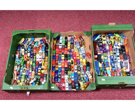 A QUANTITY OF UNBOXED AND ASSORTED MAINLY MATTEL HOT WHEELS DIECAST VEHICLES, mainly recent issues, contents ranges from near