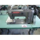 CONSEW 322 3/8" DOUBLE NEEDLE WALKING FOOT SEWING MACHINE (110V)