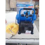 MASTERCRAFT 1/3 HP PORTABLE AIR COMPRESSOR