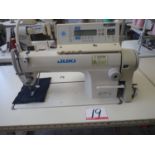 JUKI DDL-8500-7 SINGLE NEEDLE SEWING MACHINE W/ JUKI CP-160 DIGITAL CONTROL, S/N 4D0SA5284 (110V)