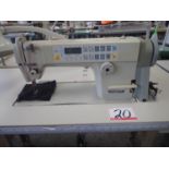 BROTHER DB2-B755-403A SINGLE NEEDLE SEWING MACHINE W/ C-30 DIGITAL CONTROL, S/N C2H11916 (110V)