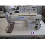 JUKI DDL-8500-7 SINGLE NEEDLE SEWING MACHINE W/ JUKI CP-160 DIGITAL CONTROL, S/N ADORH03154 (110V)