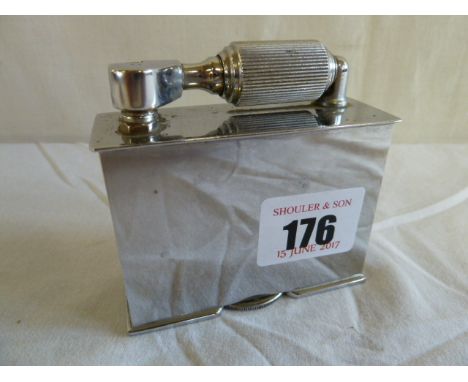Chrome plated table lighter - McMurdo Patent No. 590958