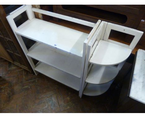 Folding stall holders display shelf units (2)