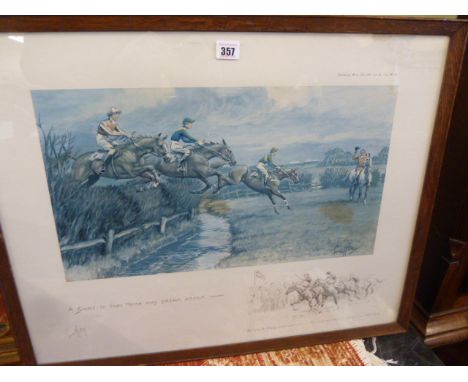 Snaffles Print - 'A Sight to Take Home and Dream About' - pencil signed