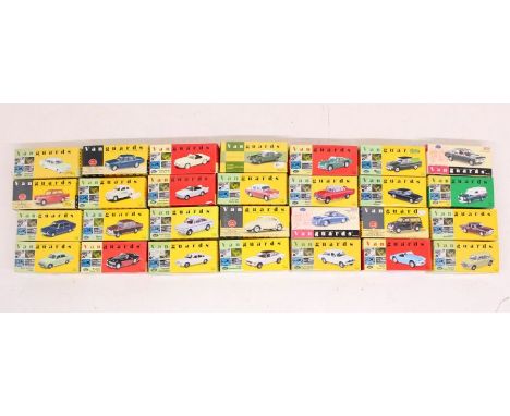 Vanguards: A collection of twenty-eight boxed Vanguards vehicles to comprise References No's. VA05102, VA05402, VA02308, VA05