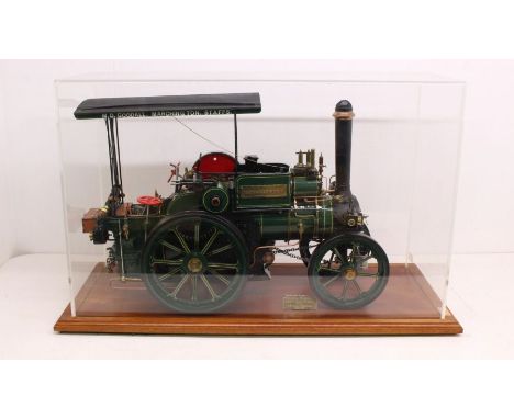 Live Steam: A 2" Scale scratch-built traction engine, M.D. Goodall, Marchington, Staffs. Ruston Proctor No. 15930. Within per