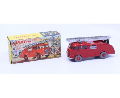 Dinky: A boxed Dinky Toys, Fire Engine with Extending Ladder and Windows, Reference No. 955, red body. Original box, general 