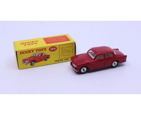 Dinky: A boxed Dinky Toys, Volvo 122S, Reference No. 184, red body, off-white interior. Original box, general wear expected w